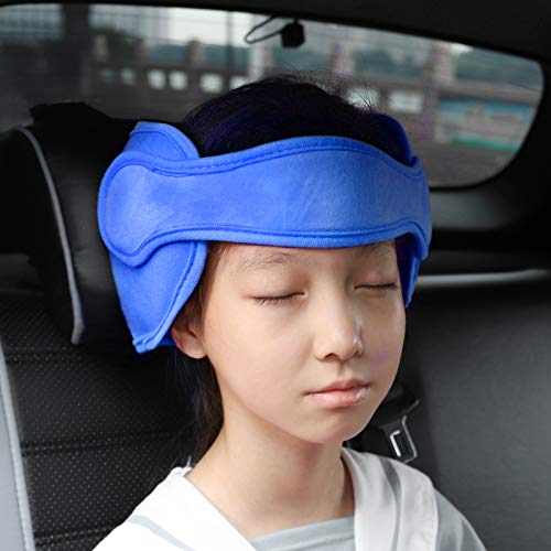 FREESOO Kopfstütze Kindersitz Kinder Auto Kinderkopfstütze für Kinderautositze Nackenstützen Einstellbare Kopfstützband Kopfschutz Schlafen Kopfhalterung