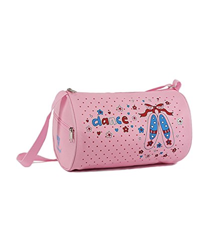 Ballett-Tasche 262 für Mädchen Farbe rosa mit Motiv für Ballett Tanz Fitness Sport Freizeit Gymnastik Beutel Geschenk