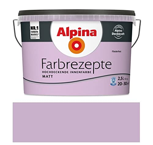 Alpina Farbrezepte Fliederfest matt 2,5 Liter