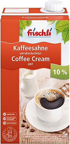 Frischli Kaffeesahne 10% für einen großen Kaffeegenuß für Großverbraucher 1000g