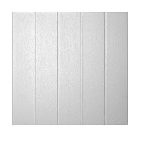 DECOSA Deckenplatten ATHEN in Weiß - 80 Platten = 20 m2 - Deckenpaneele - Decken Paneele aus Styropor - 50 x 50 cm