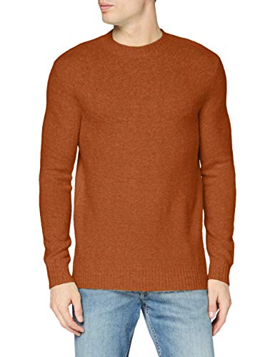 Scotch & Soda Mens Alpaka-Wollmischung Pullover Sweater, 1341 Tobacco, XL