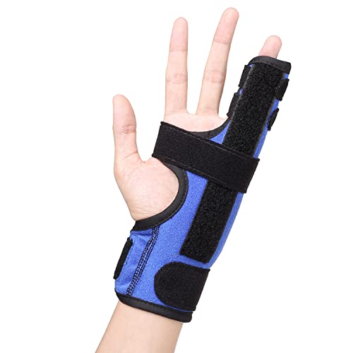 Fingerschiene, verstellbare 4. oder 5. Fingerschiene, Mittelhand-Fingerschiene Handorthese für Boxerfraktur, Arthritis, Sehnenscheidenentzündung, passt für die linke oder rechte Hand