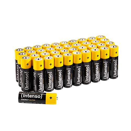 Intenso Energy Ultra AA Mignon LR6 Alkaline Batterien, Silber, (40Stück ) 1er Pack