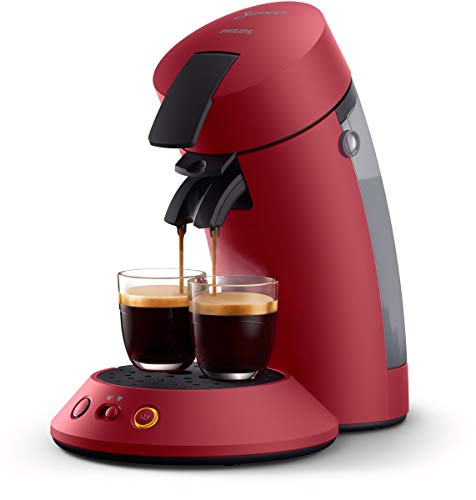 Philips CSA210/91 Kaffeepadmaschine Senseo Original+, rot