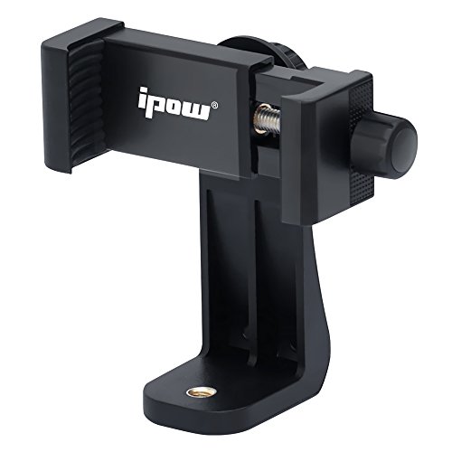 Ipow Universal Handy Stativ Adapter Smartphone Halterung Kompatible mit Stativ Tripod Selfie Stick Monopod mit Standard 1/4
