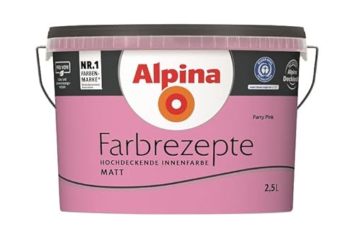 Alpina Farbrezepte Innenfarbe Party Pink 2,5 L
