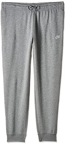 Nike Damen Sportswear Essential Jogginghose, Dark Grey Heather/White, L