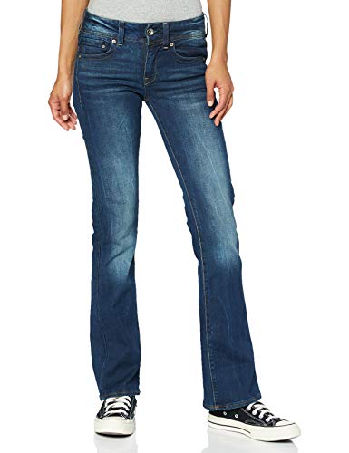 G-STAR RAW Damen Midge Mid Waist Bootcut Jeans, Blau (dk aged 6553-89), 29W / 32L