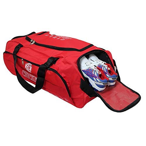 CW Team-Pack Cricket-Tasche für Herren, volle Größe, Erwachsenen-Kit, Tasche mit Rädern, Kit-Tasche für Cricket-Equipment, Rad-Kricket-Set mit Schuhfach