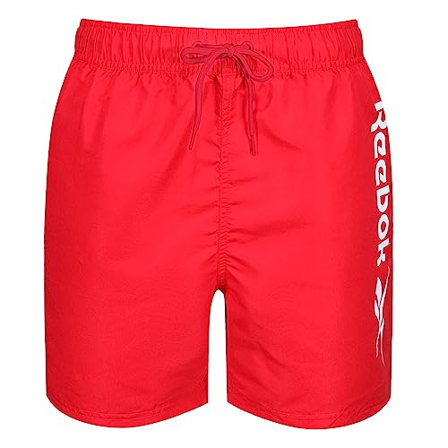 Reebok Herren Badehose - Swim Shorts Yestin - 71023, Farbe:Rot, Textil:XL