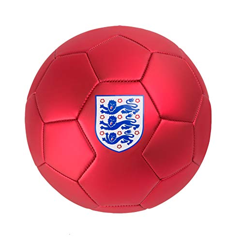 England Unisex Fußball, Rot/Weiß, 5