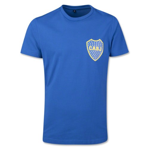 Boca Juniors official tee shirt blue logo