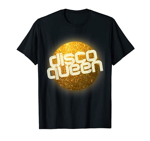 Disco Queen T Shirt – Retro 70er Seventies Retro Disco Kugel
