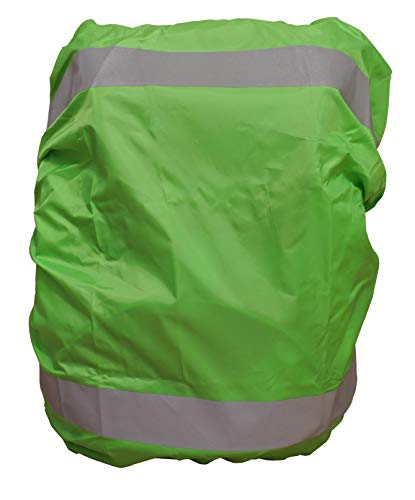 EANAGO Premium Regenschutz/Regenüberzug für Schulranzen, Rucksack, Fahrradtaschen. 𝟭𝟬𝟬% 𝘄𝗮𝘀𝘀𝗲𝗿𝗱𝗶𝗰𝗵𝘁 (Grün)