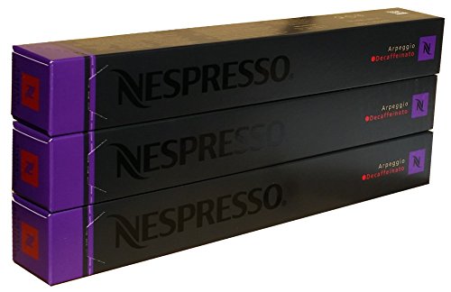 Nespresso Kapseln - Arpeggio Decaffeinato - 30 Kapseln , 3 Packungen - Neu Decaf