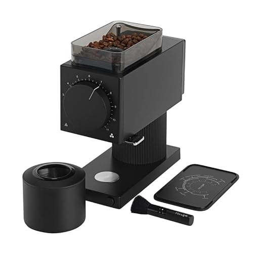 Fellow Ode Gen 2 - Automatische Kaffeemühle, Schwarz, 31 Mahlstufen, Bohnen der 2. Generation, antistatische Technologie, 220V
