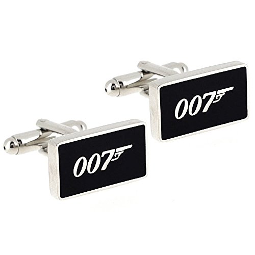SS Schwarz 007 James Bond Manschettenknöpfe für Herren