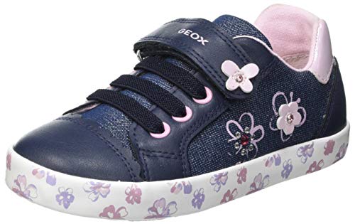 Geox Baby-Mädchen B Kilwi Girl F Sneaker, AVIO/PINK, 25 EU