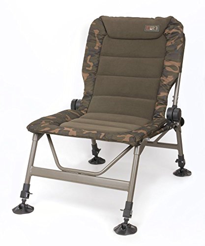 Fox R1 Camo Chair Angelstuhl, Anglerstuhl, Karpfenstuhl, Campingstuhl, Stuhl zum Angeln für Angler