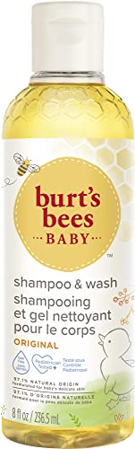 Burt's Bees Baby Shampoo & Waschgel, Parfümfreie, sanfte Babyseife, 236.5 ml
