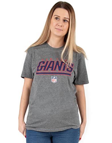 NFL New York Giants T-Shirt Womens Damen American Football Holzkohle Top XL