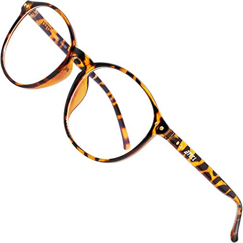 ATTCL Unisex blaulichtfilter brille computerbrille zum Blockieren von UV-Kopfschmerz [Verringerung der Augenbelastung] Gaming Brille 1133-Leopard