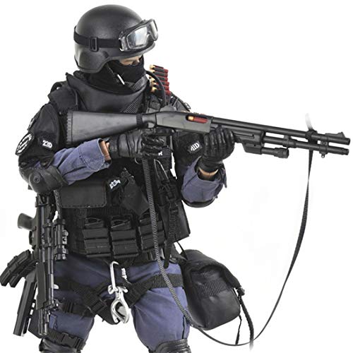 Batop 1/6 Soldat Modell, 12 Zoll SWAT Spezielle Polizei Soldat Actionfigur Modell Spielzeug Militär Figuren Zubehör