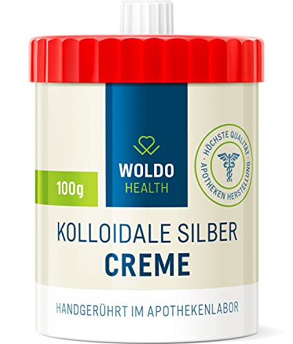 Kolloidales Silber Creme mit 12,5% 40ppm Silberwasser 100g - Apotheken Herstellung