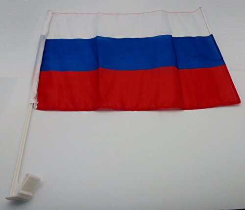 IDM Autofahne, Carflag Russia, Russland 2er Set