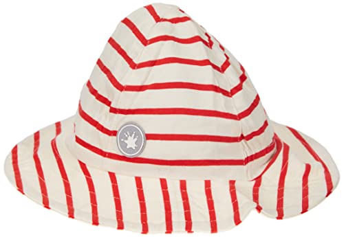 Sigikid Baby-Mädchen Hut Sonnenhut, rot-weiß/gestreift, 46