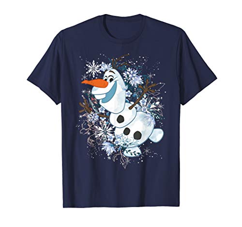Disney Frozen Olaf Snowflakes Portrait T-Shirt
