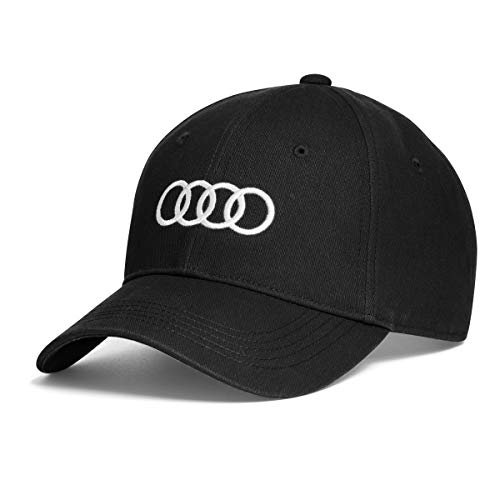 Audi collection 3131701000 Audi Ringe Cap, Schwarz