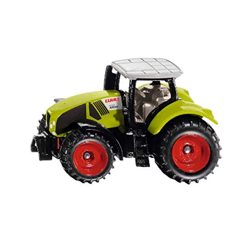 siku 1030, Claas Axion 950 Traktor, Metall/Kunststoff, Grün, Inkl. Anhängerkupplung, Räder mit gummierten Reifen