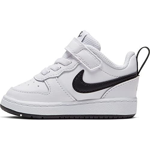 Nike Baby-Jungen Court Borough Low 2 Leichtathletik-Schuh, Schwarz Weiß, 19.5 EU