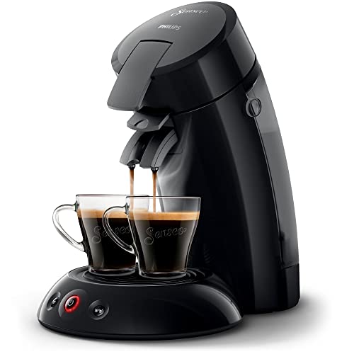 Philips Senseo Original Kaffeepadmaschine mit Crema Plus, Schwarz (HD6553/67)