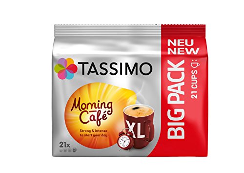 Tassimo Kapseln Morning Café, 105 Kaffeekapseln, 5er Pack, 5 x 21 Getränke