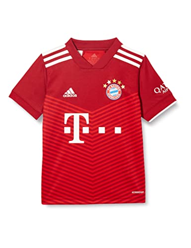 adidas Unisex Kinder Home 21/22 Fc Bayern München , T-Shirt, Fcb True Rot., 176