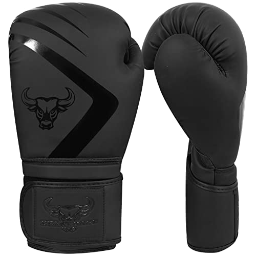 Beast Rage Boxhandschuhe Kickbox Handschuhe Boxing Gloves Männer Damen Box Handschuhe+ Training Schwarz Adult 8 10 12 14oz 16oz Muay Thai Kampfsport