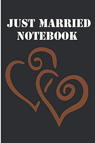 just married notebook: Diary Or Sketchbook With Dot Grid Paper