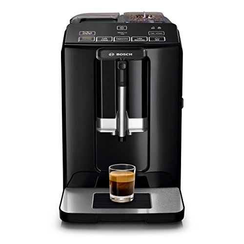 Bosch VeroCup 100 TIS30159DE Kaffeevollautomat (1300 Watt, Keramikmahlwerk, Direktwahltasten) schwarz