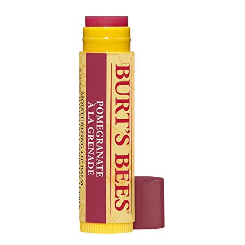 Burt's Bees 100 Prozent Natürlicher getönter Lippenbalsam, Granatapfel, mit Bienenwachs und Fruchtextrakten, 1 Stift