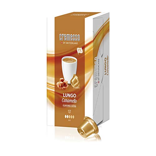Cremesso Lungo Caramello - Kaffee mit Karamelgeschmack 4er-Pack (4 x 96g)