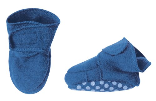 Disana 34402XX - Walk-Babyschuhe Wolle blau, Size / Größe: 4 - 8