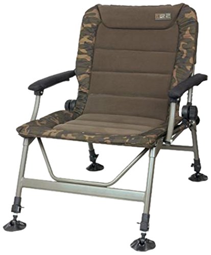 Fox R2 Camo Chair Angelstuhl, Anglerstuhl, Karpfenstuhl, Campingstuhl, Stuhl zum Angeln für Angler