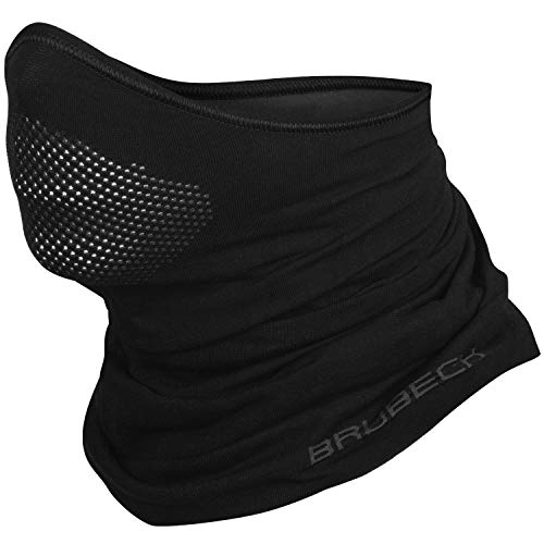 BRUBECK® X-Pro halbe klimaoaktive Gesichtsmaske Sturmhaube Sturmmaske, Größen: L/XL; Farbe: X-Pro / Black