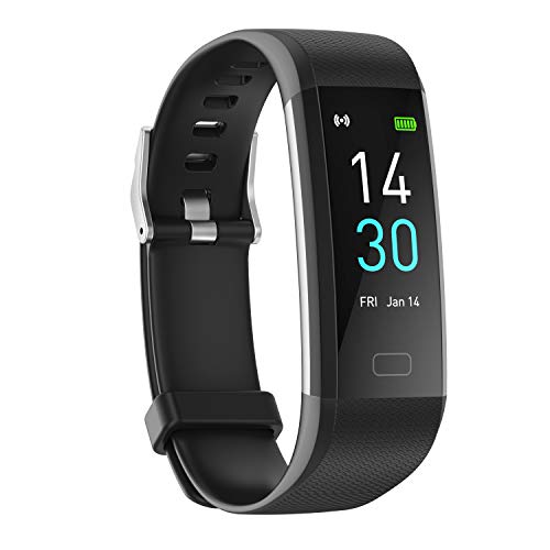 Septoui Fitness Armband Tracker mit Pulsmesser Blutdruck Fitnessuhr Wasserdicht IP68, 16 Sportmodi Schrittzähler Kalorienzähler Pulsuhr Aktivitätstracker Damen Herren Kinder Smartwatch iOS Android
