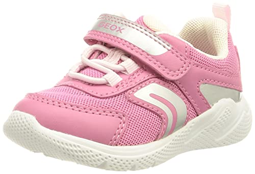 Geox Baby - Mädchen B Sprintye Girl B Sneakers, Fuchsia Silver, 23 EU