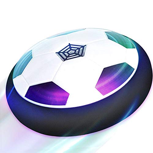 T.G.Y Air Power Fußball 2020 Aktualisiert der super Hover Ball mit LED Beleuchtung Kinder Haustier Jungen und Mädchen Indoor Outdoor Hover Ballspiel Kinder (Football) (Football)