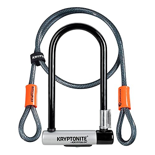 Kryptonite KryptoLok Standard Fahrradschloss + Kryptoflex 2017 Kabel